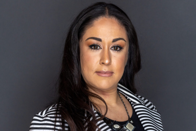 Las Vegas Female Headshot Photographer Grey Background